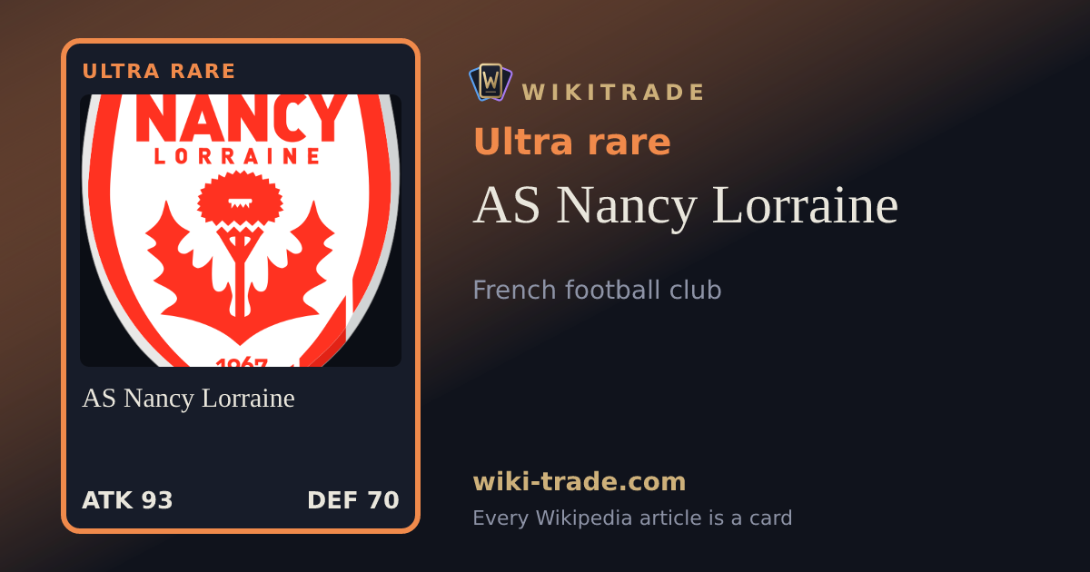 AS Nancy Lorraine — Ultra rare card