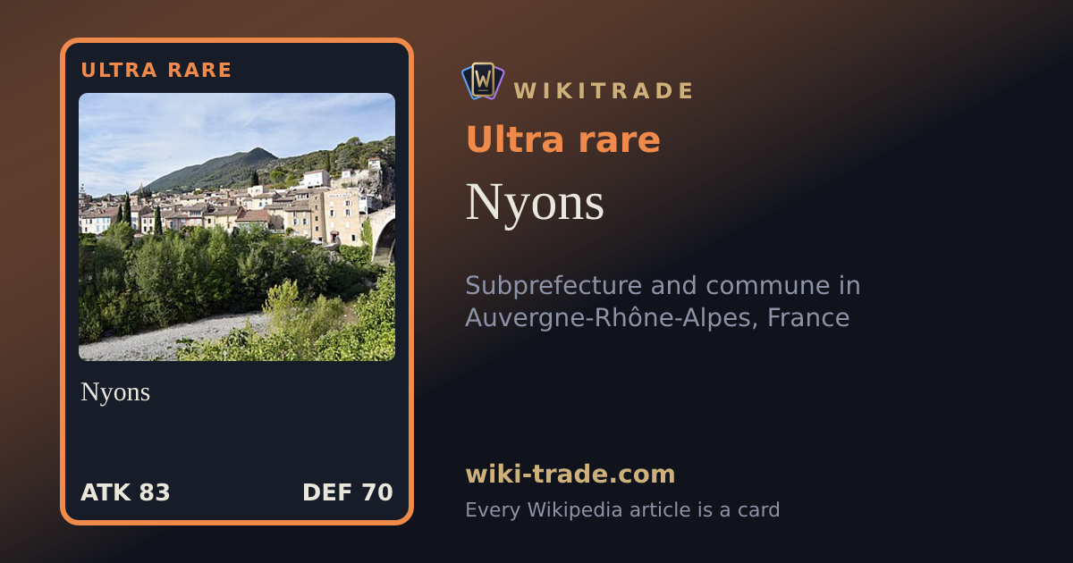 Nyons — Ultra rare card