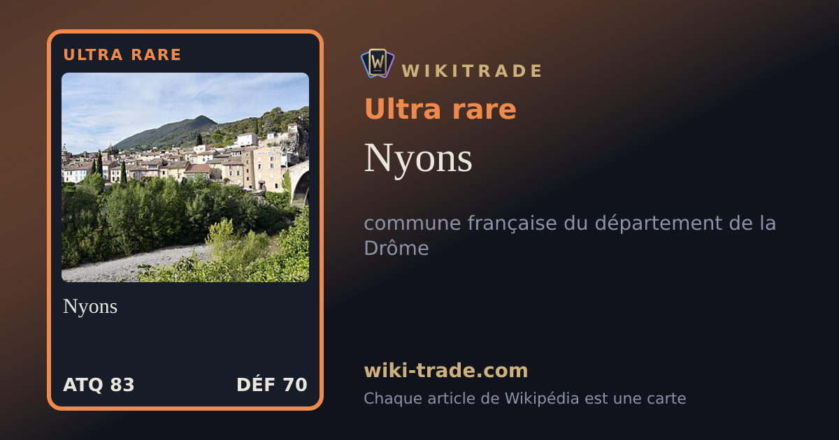 Nyons — carte Ultra rare