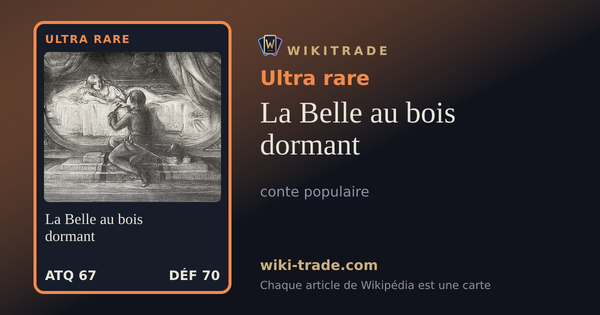 La Belle au bois dormant — carte Ultra rare