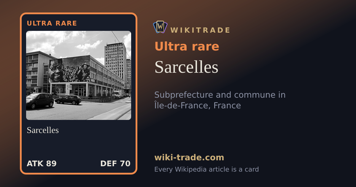 Sarcelles — Ultra rare card
