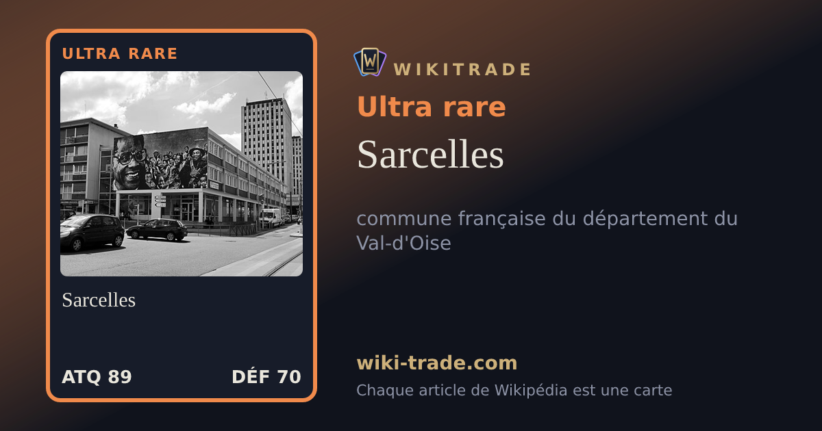 Sarcelles — carte Ultra rare