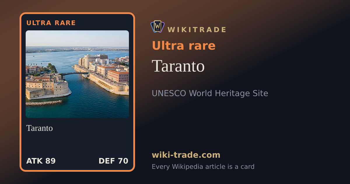 Taranto — Ultra rare card