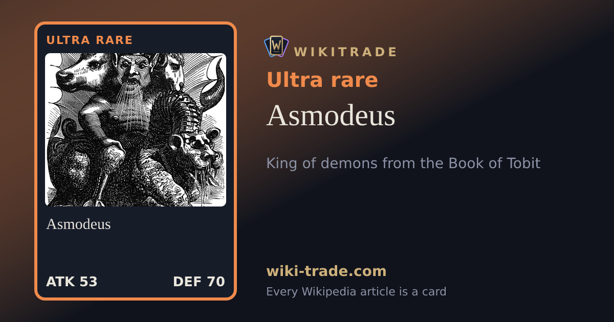 Asmodeus — Ultra rare card