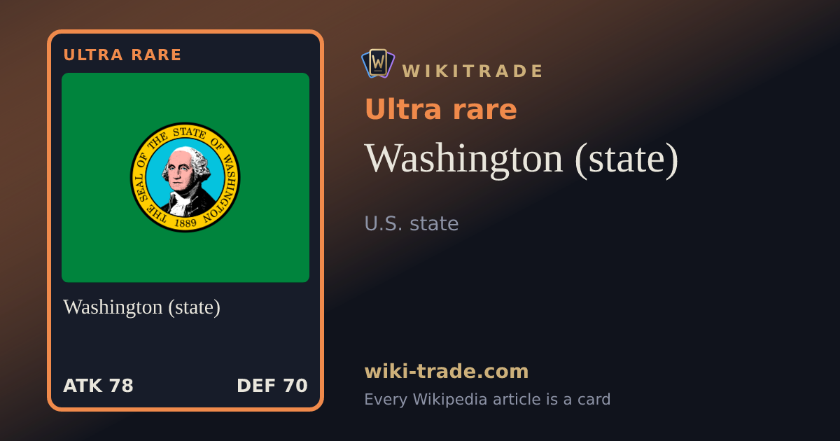 Washington (state) — Ultra rare card