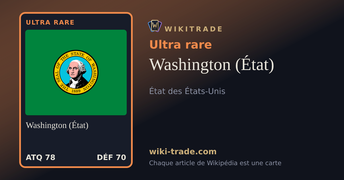 Washington (État) — carte Ultra rare