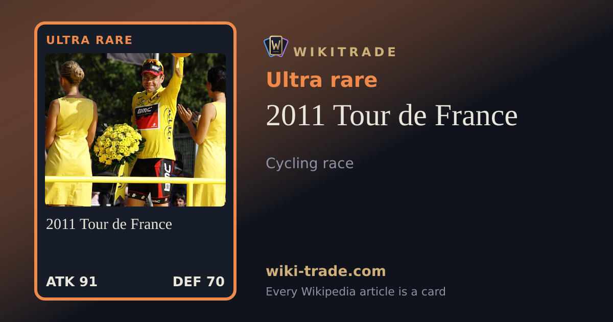 2011 Tour de France — Ultra rare card