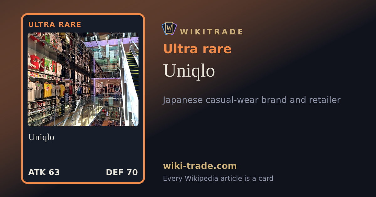 Uniqlo — Ultra rare card