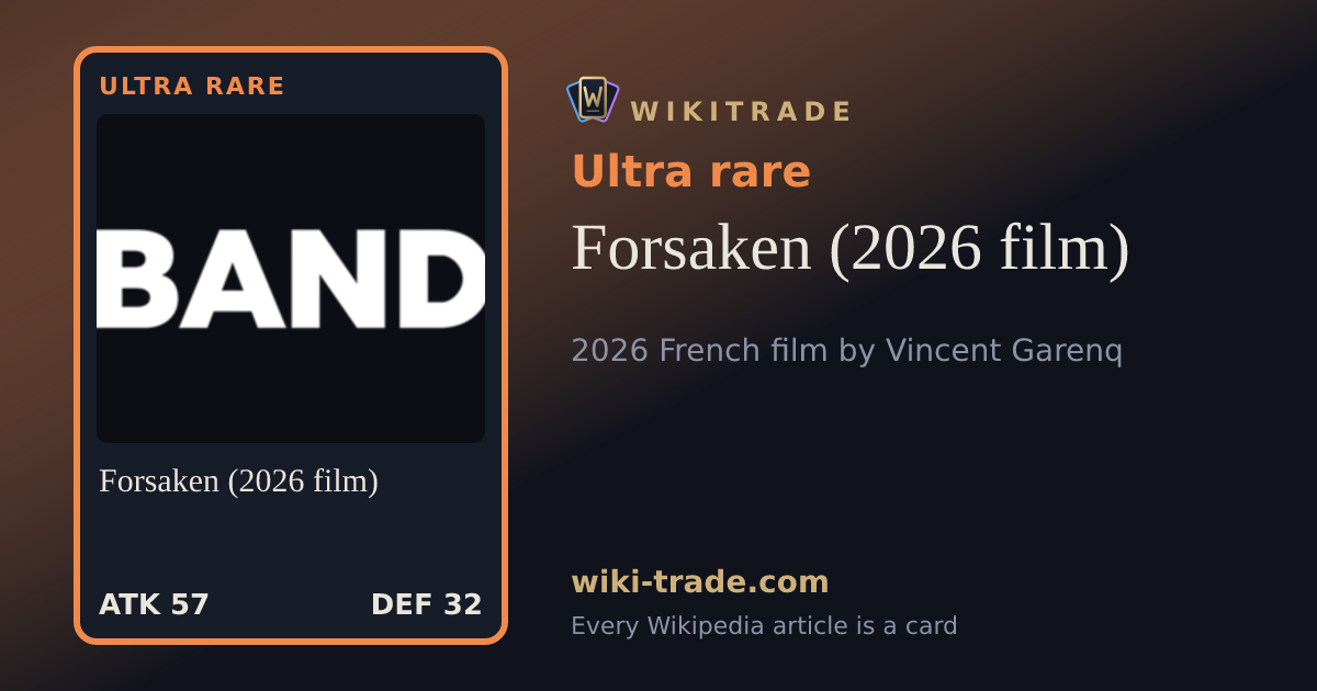Forsaken (2026 film) — Ultra rare card