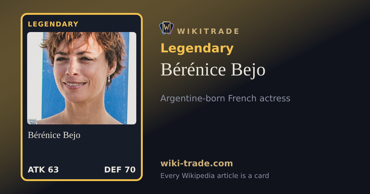 Bérénice Bejo — Legendary card
