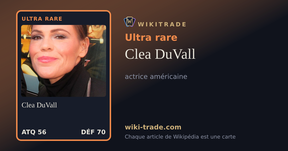 Clea DuVall — carte Ultra rare