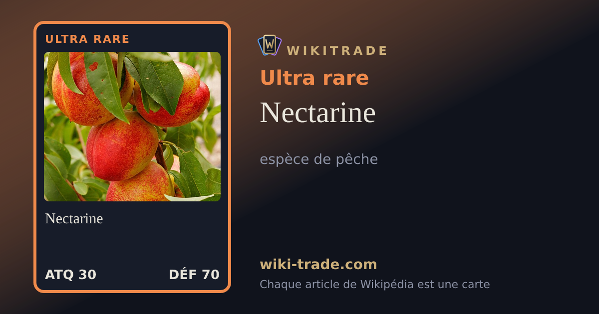 Nectarine — carte Ultra rare