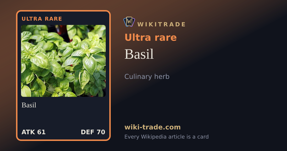 Basil — Ultra rare card