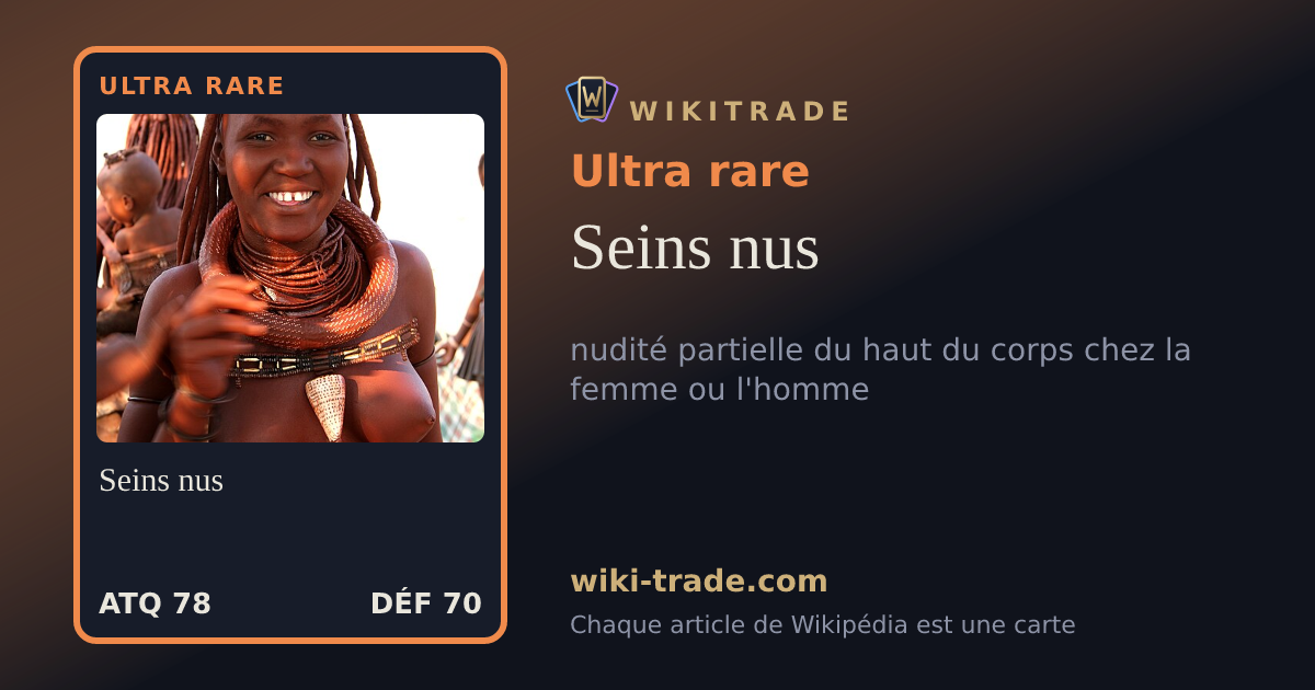 Seins nus — carte Ultra rare