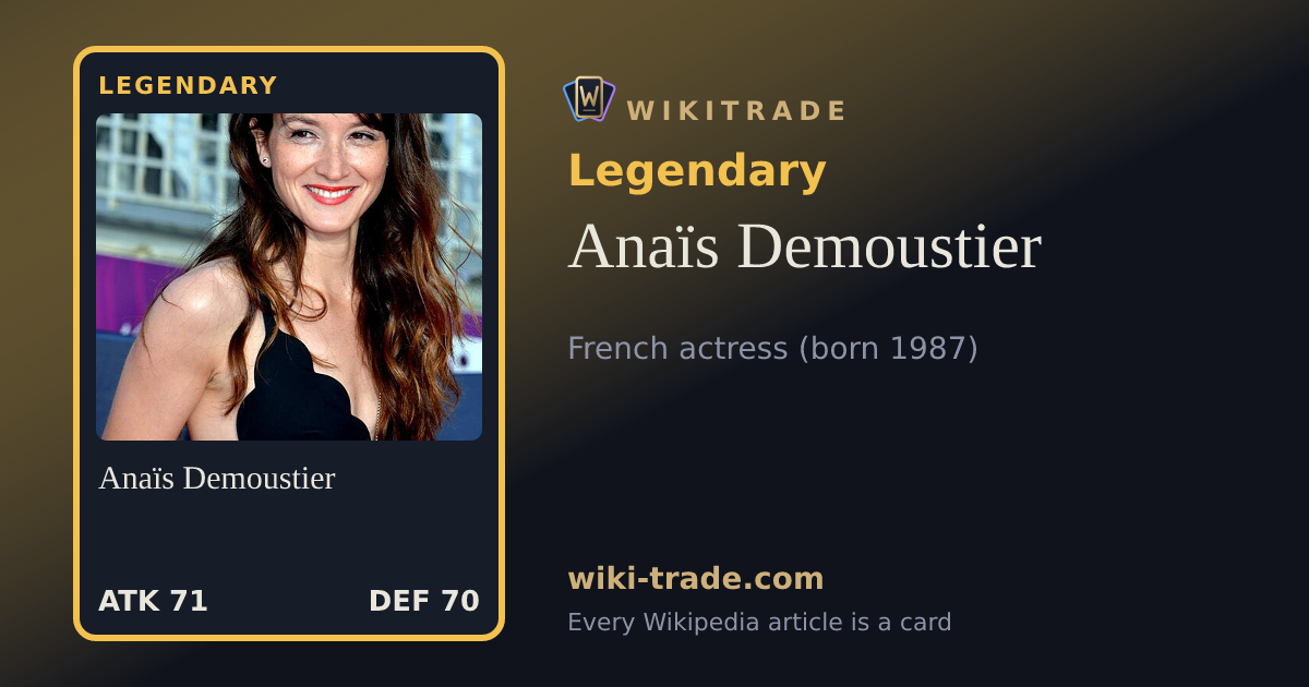 Anaïs Demoustier — Legendary card