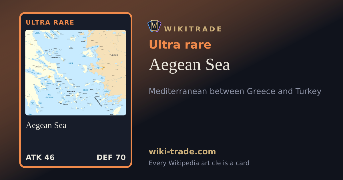 Aegean Sea — Ultra rare card