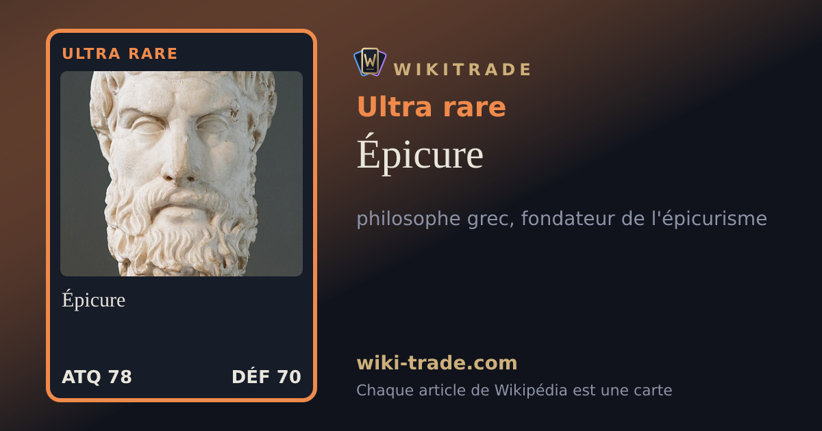 Épicure — carte Ultra rare