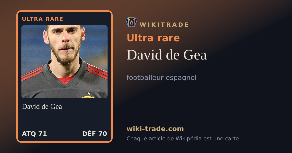 David de Gea — carte Ultra rare