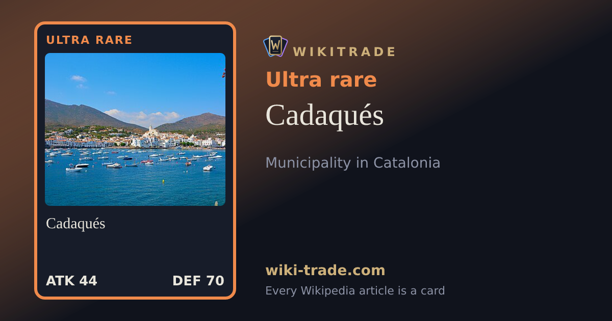 Cadaqués — Ultra rare card