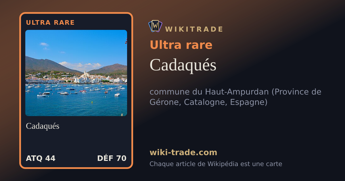 Cadaqués — carte Ultra rare