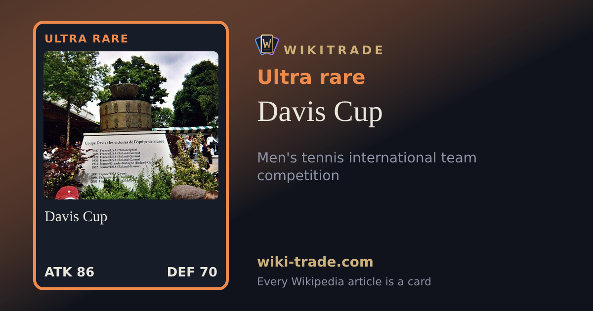 Davis Cup — Ultra rare card
