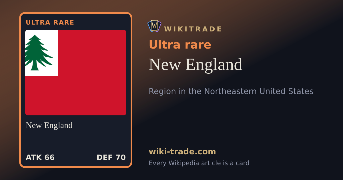 New England — Ultra rare card