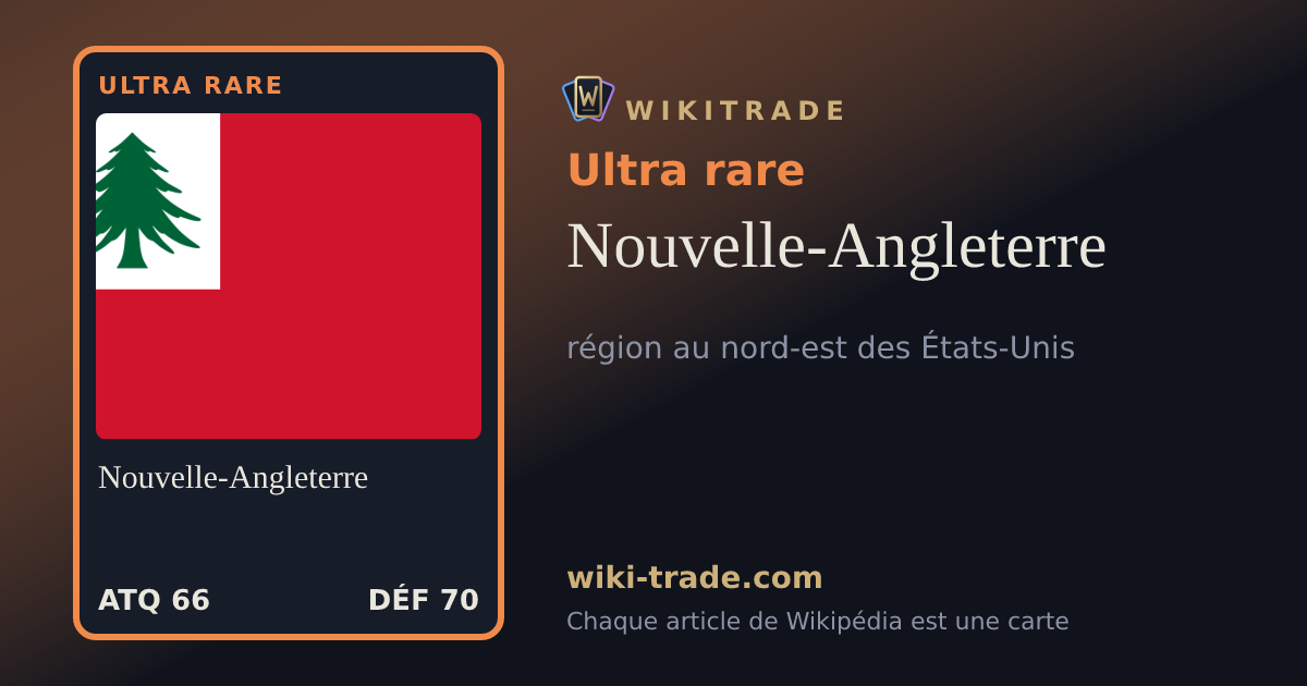 Nouvelle-Angleterre — carte Ultra rare