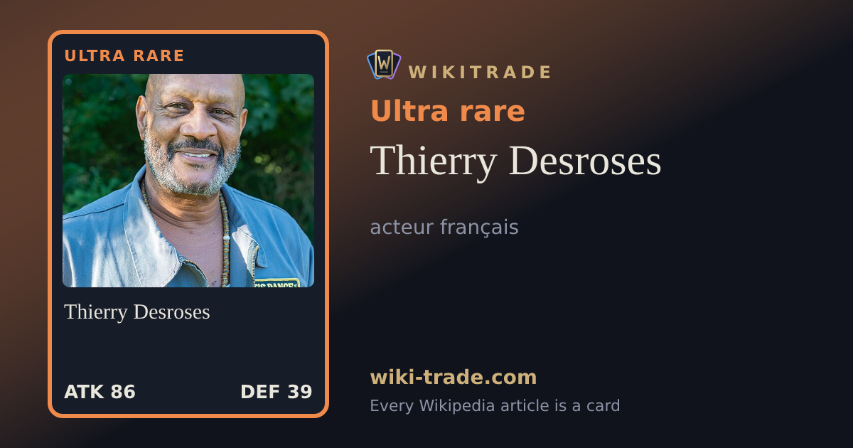 Thierry Desroses — Ultra rare card
