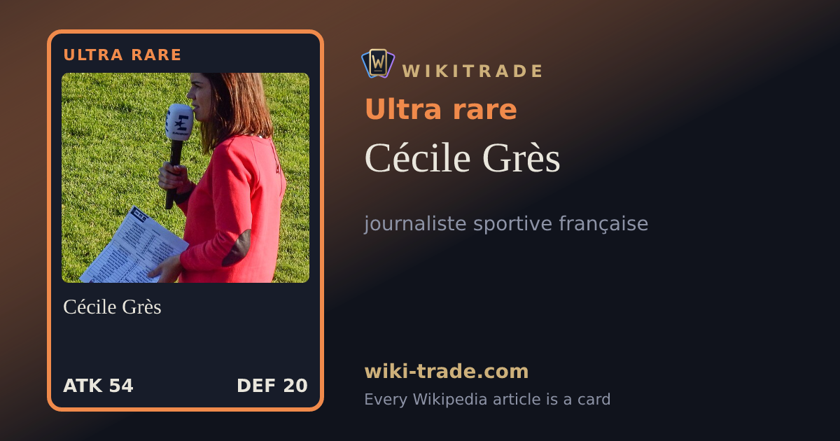 Cécile Grès — Ultra rare card