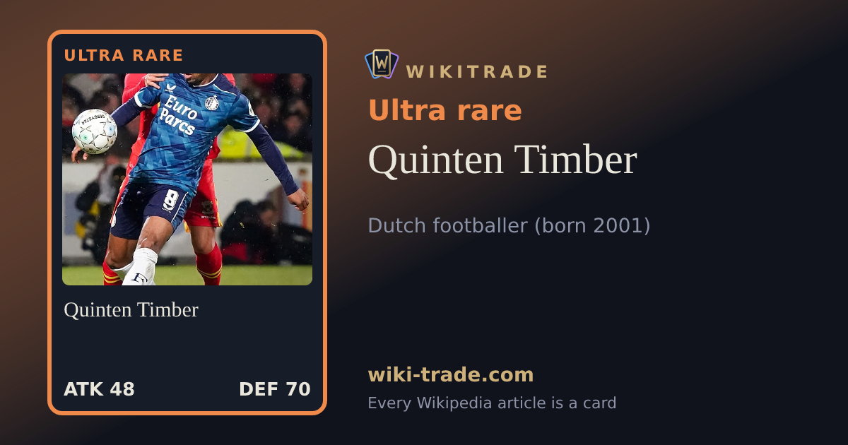 Quinten Timber — Ultra rare card
