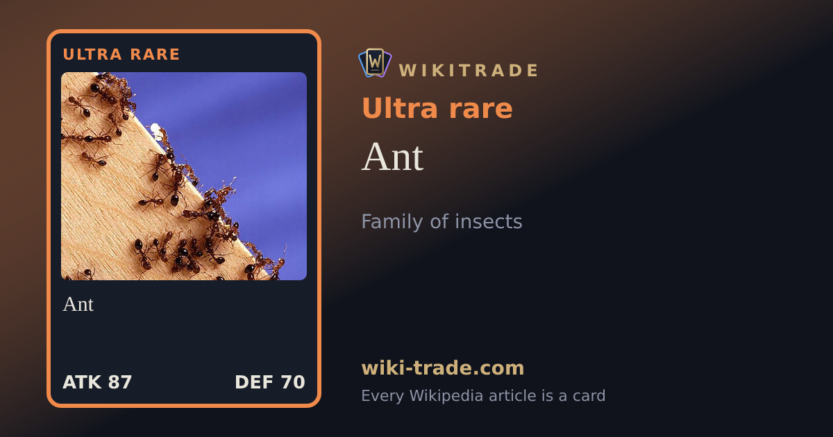 Ant — Ultra rare card