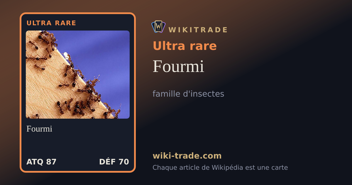 Fourmi — carte Ultra rare
