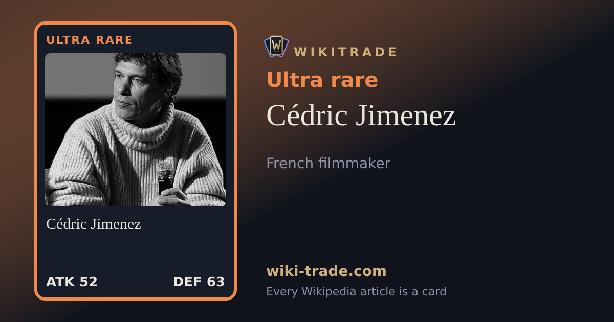 Cédric Jimenez — Ultra rare card