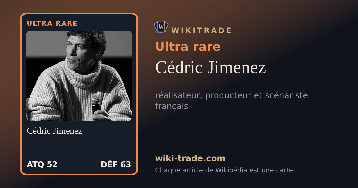 Cédric Jimenez — carte Ultra rare
