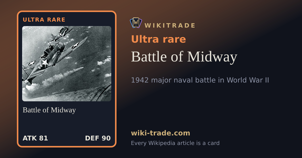 Battle of Midway — Ultra rare card