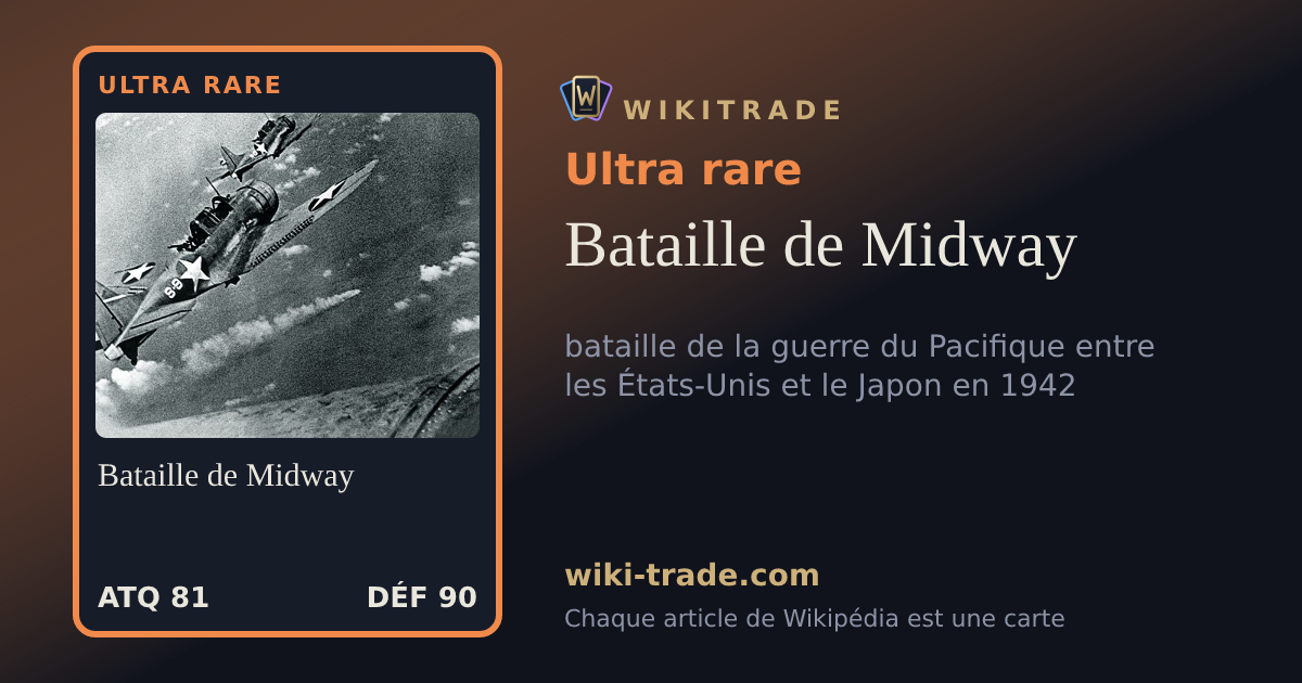 Bataille de Midway — carte Ultra rare
