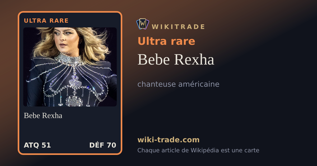 Bebe Rexha — carte Ultra rare
