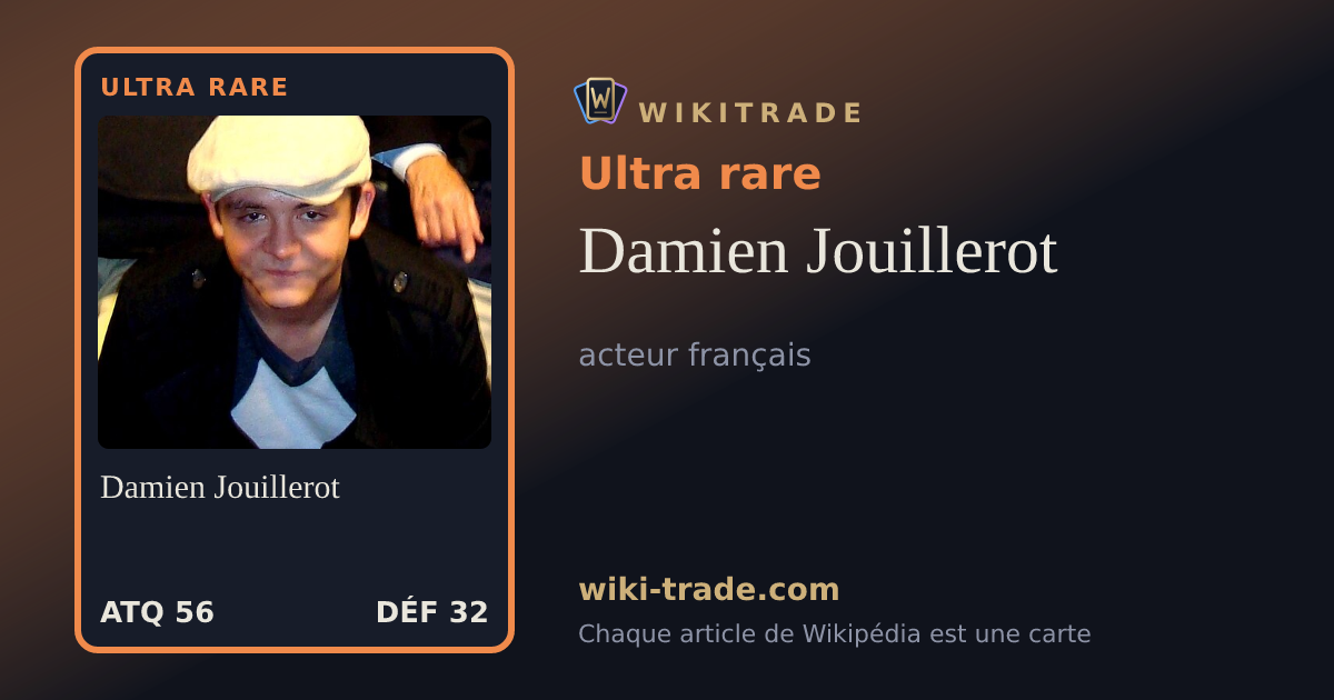 Damien Jouillerot — carte Ultra rare