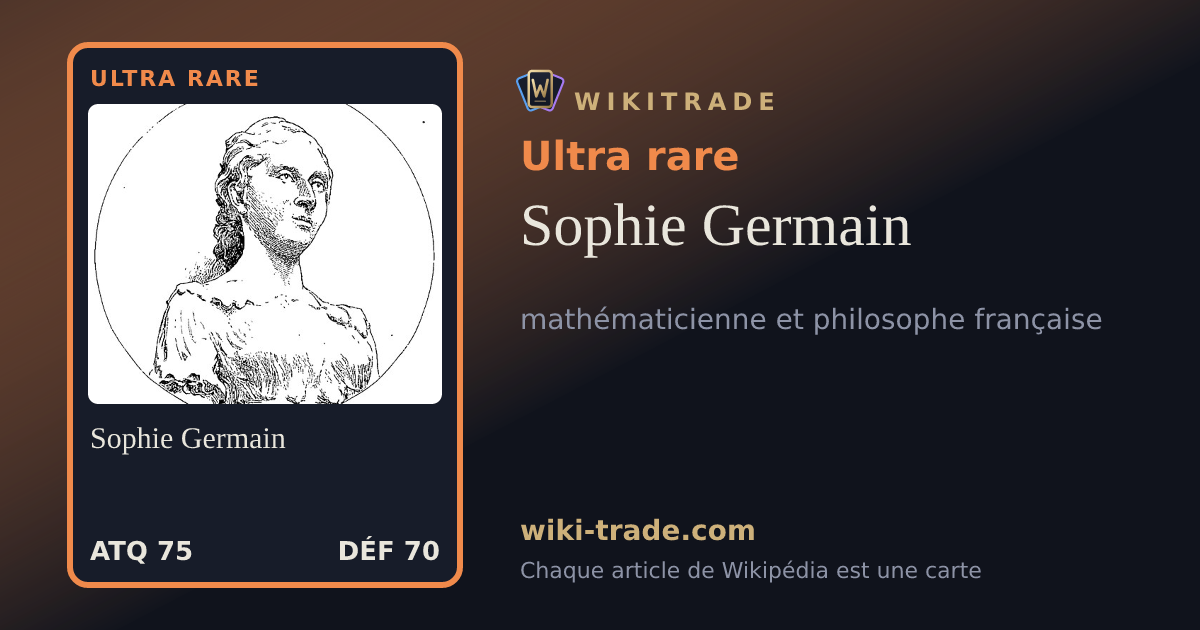 Sophie Germain — carte Ultra rare
