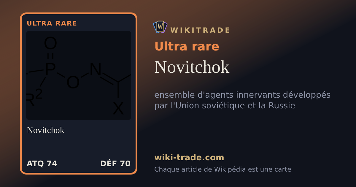 Novitchok — carte Ultra rare