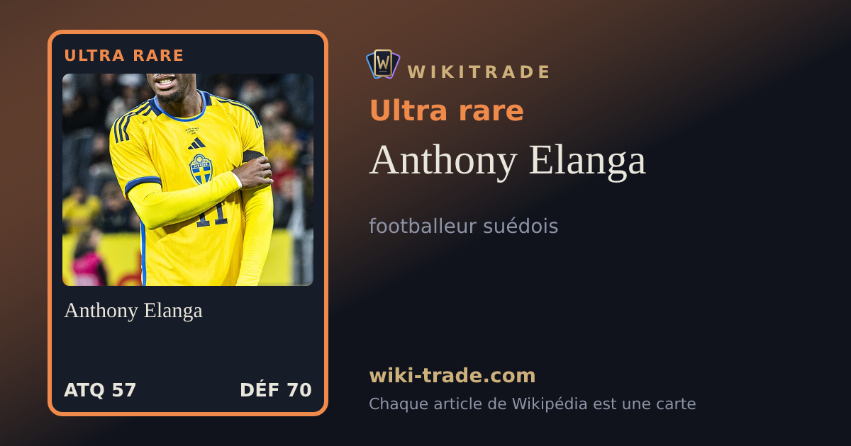 Anthony Elanga — carte Ultra rare