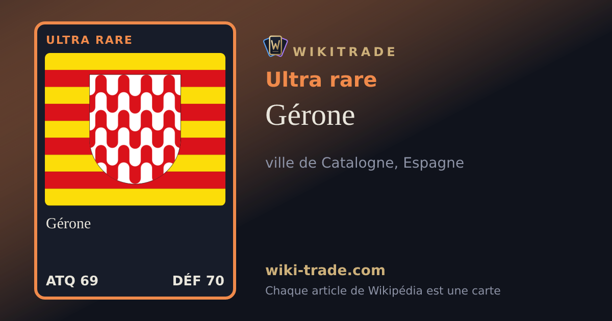 Gérone — carte Ultra rare