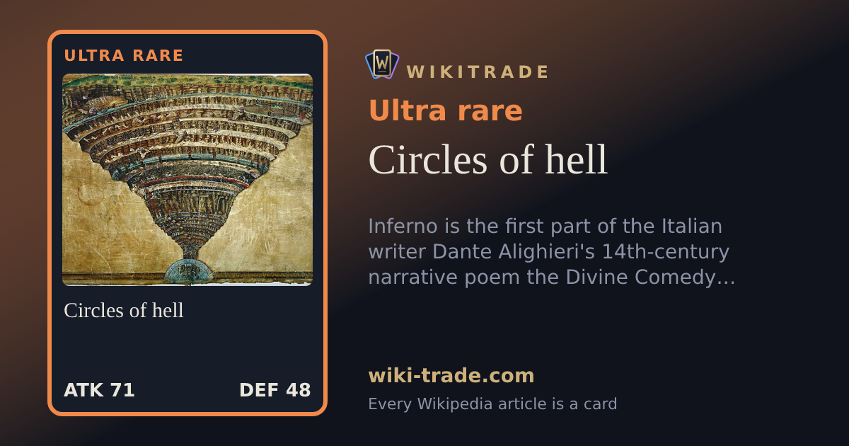 Circles of hell — Ultra rare card
