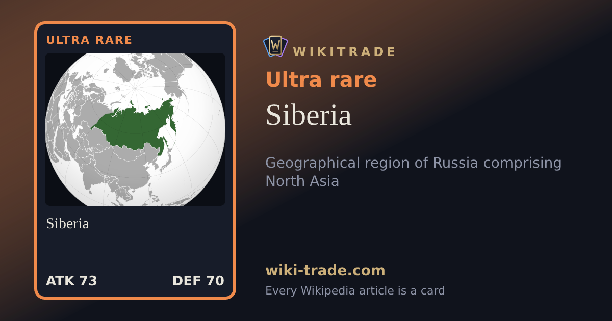 Siberia — Ultra rare card