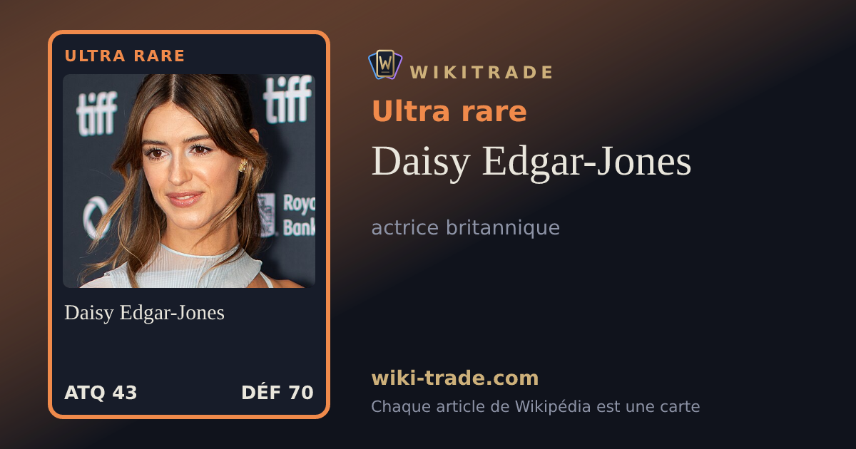 Daisy Edgar-Jones — carte Ultra rare