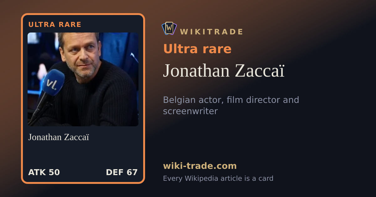 Jonathan Zaccaï — Ultra rare card