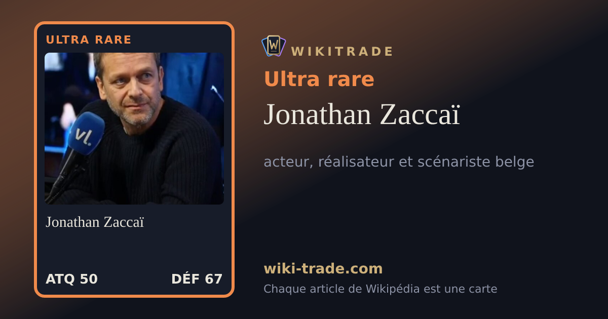 Jonathan Zaccaï — carte Ultra rare