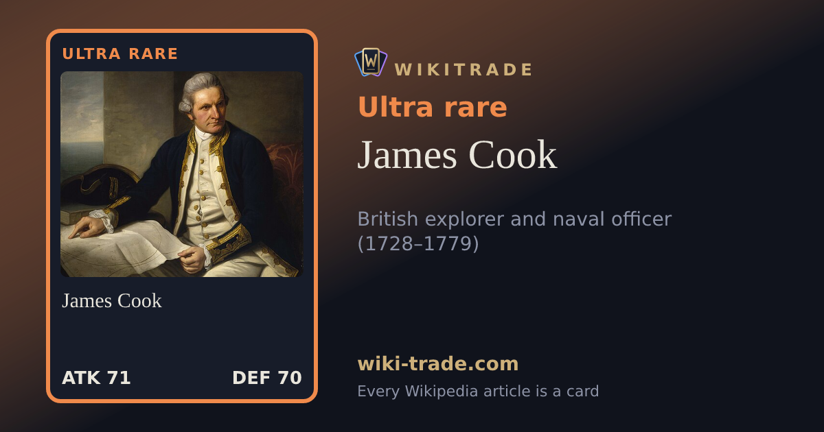 James Cook — Ultra rare card