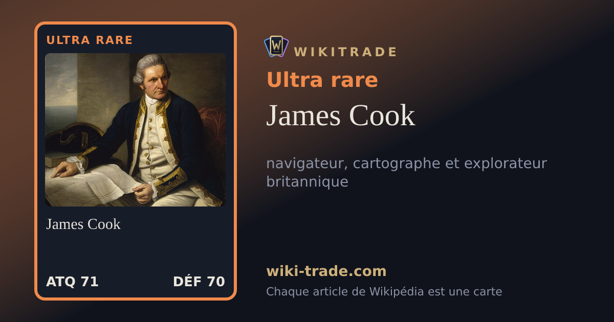 James Cook — carte Ultra rare