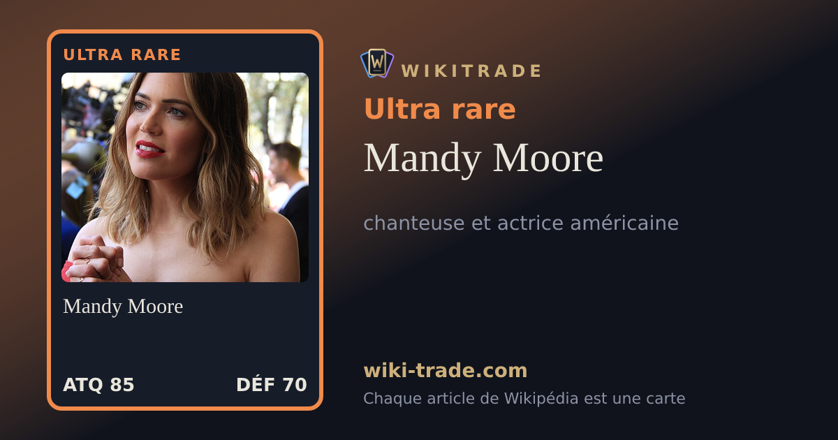 Mandy Moore — carte Ultra rare
